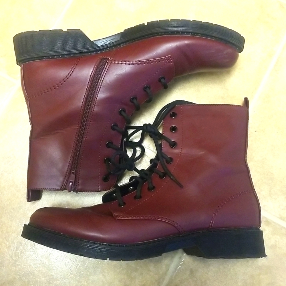 Burgandy Boots